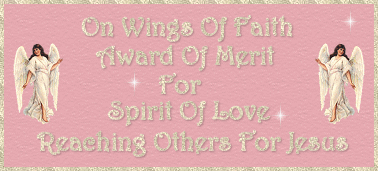 Our Wings of Faith...Award of Merit